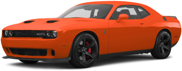 Dodge Challenger Srt Hellcat Redeye 2019 - Dodge Challenger Srt 392 Orange (770x435), Png Download