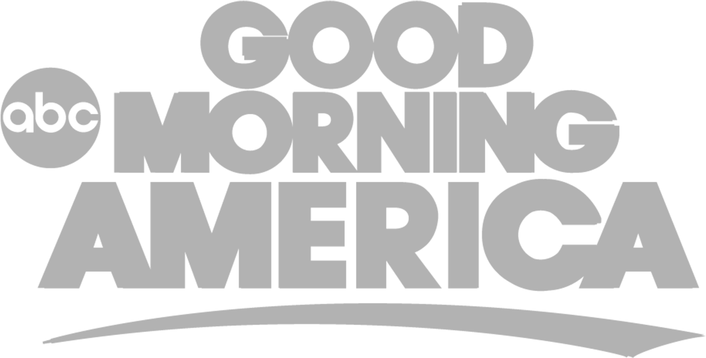 Good Morning America - Good Morning America Morning Logo Black And White (1799x1164), Png Download
