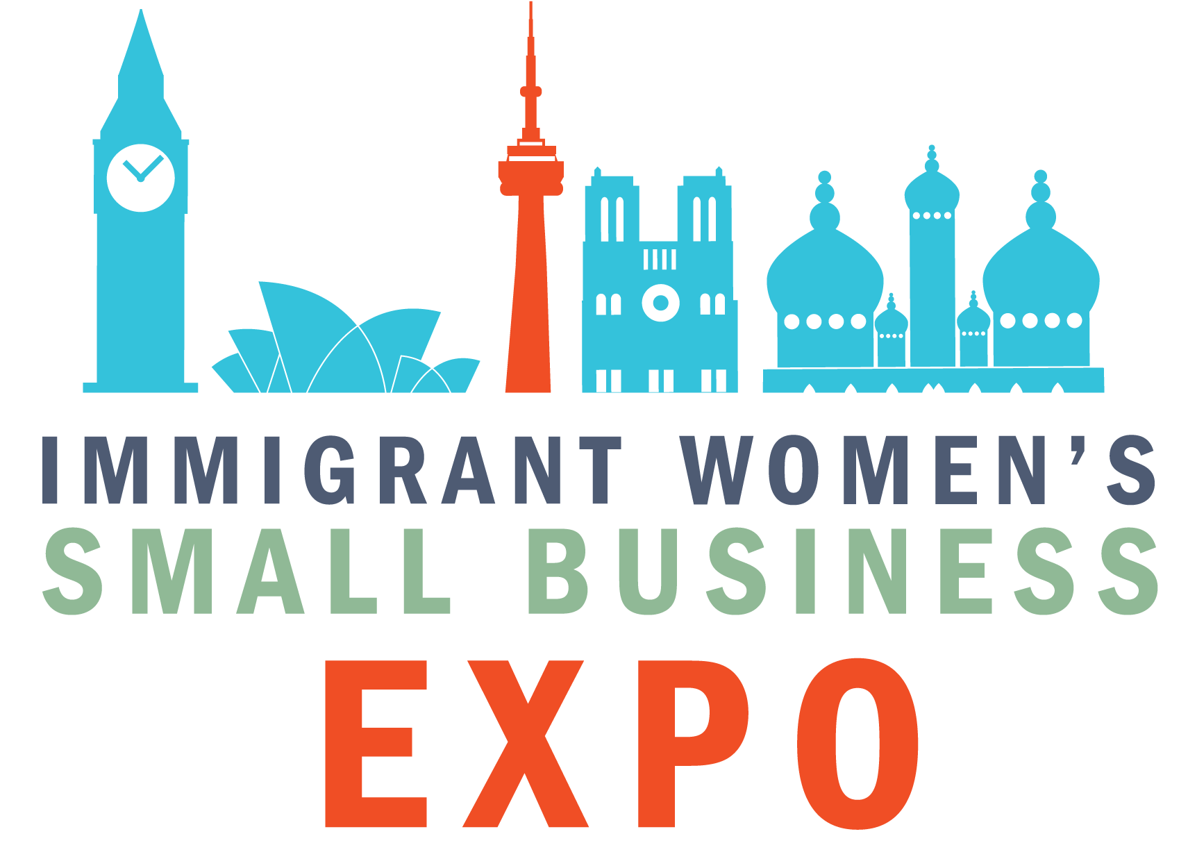 Logo Immigrant Small Business Expo Ottawa - Stickalz Llc Travel Is My Therapy White Vinyl Wall (1800x1359), Png Download