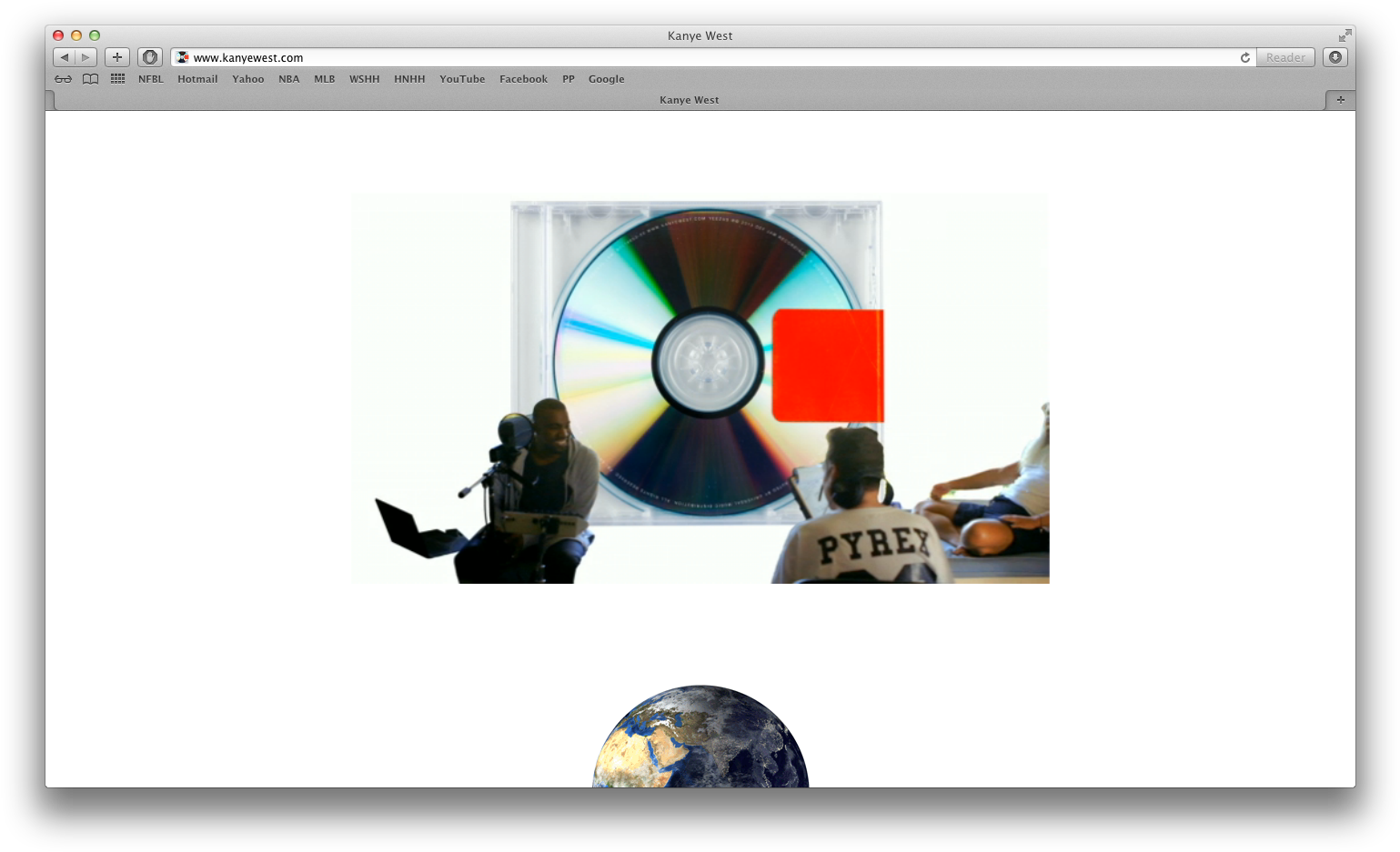 But This Is What It Looks Like On Chrome - Kanye West - Yeezus [cd] (1554x952), Png Download