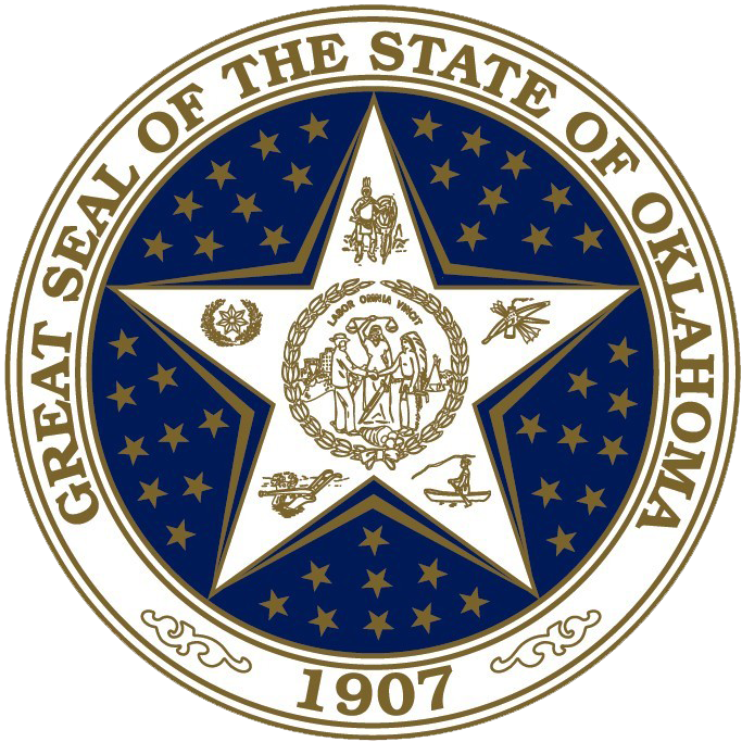 Click Here To Go To Ok Tage Renewal Home Page - Oklahoma State Seal Vector Free (683x683), Png Download