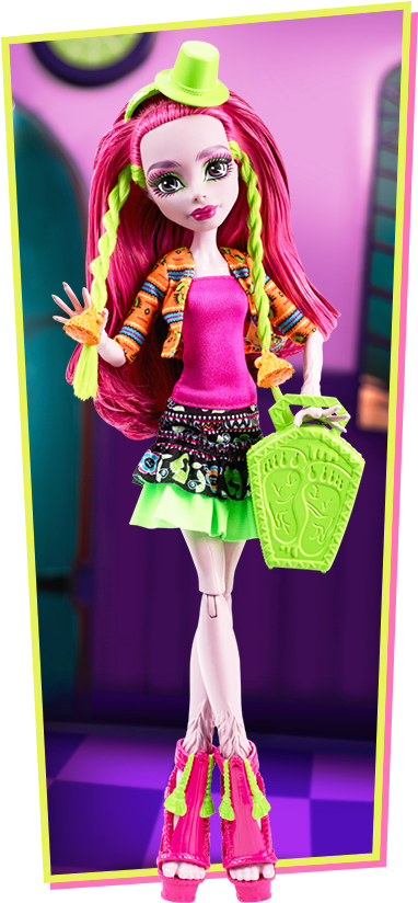 Marisol Coxi Monster High Doll Officially Revealed - Monster High Monster Exchange Marisol Coxi Doll (451x855), Png Download