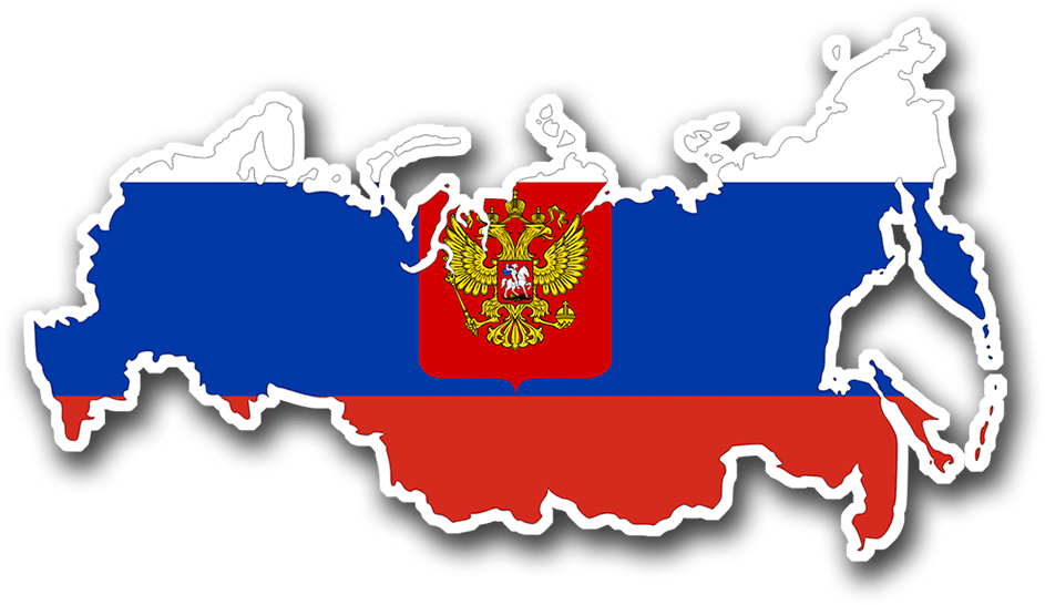 Mother Russia Map - Russian Coat Of Arms (1000x1000), Png Download