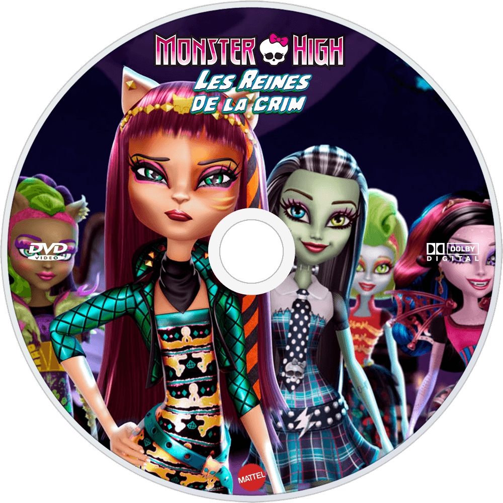 Friday Night Frights Dvd Disc Image - Monster High: Why Do Ghouls Fall In Love? (2011) (1000x1000), Png Download