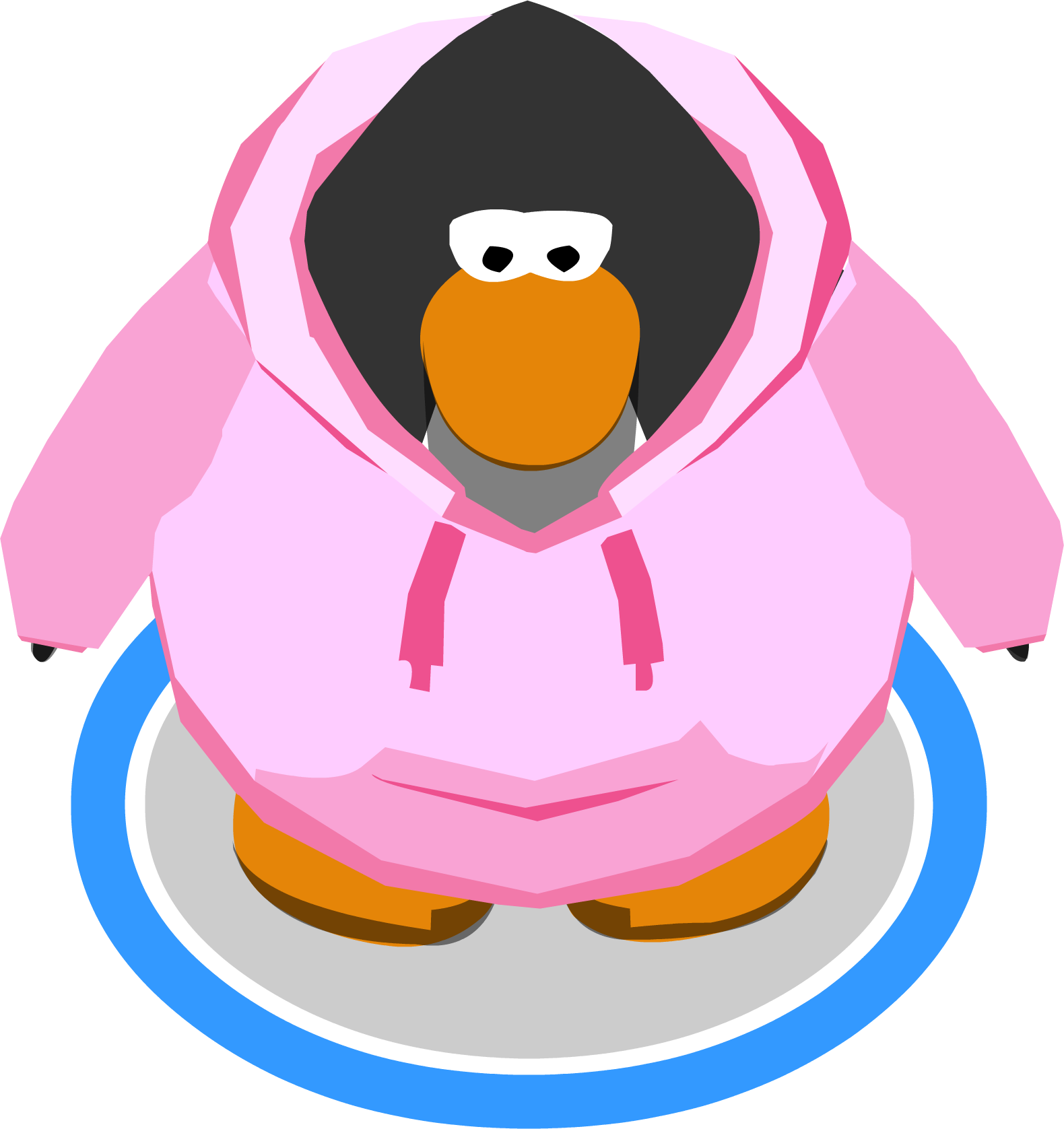Sporty Hoodie Ig - Club Penguin Penguins Png (1580x1677), Png Download
