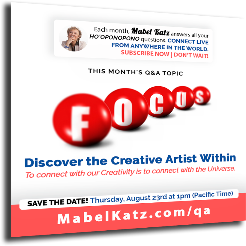 Monthly Ho'oponopono Q&a Teleclass - Focus Letter (820x818), Png Download