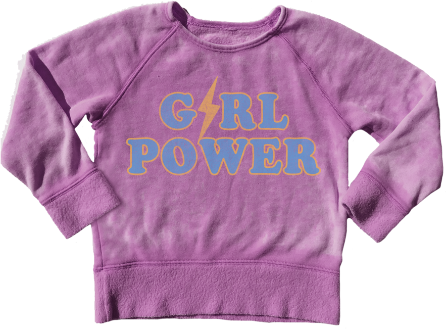 Rowdy Sprout Girl Power Sweatshirt (899x674), Png Download