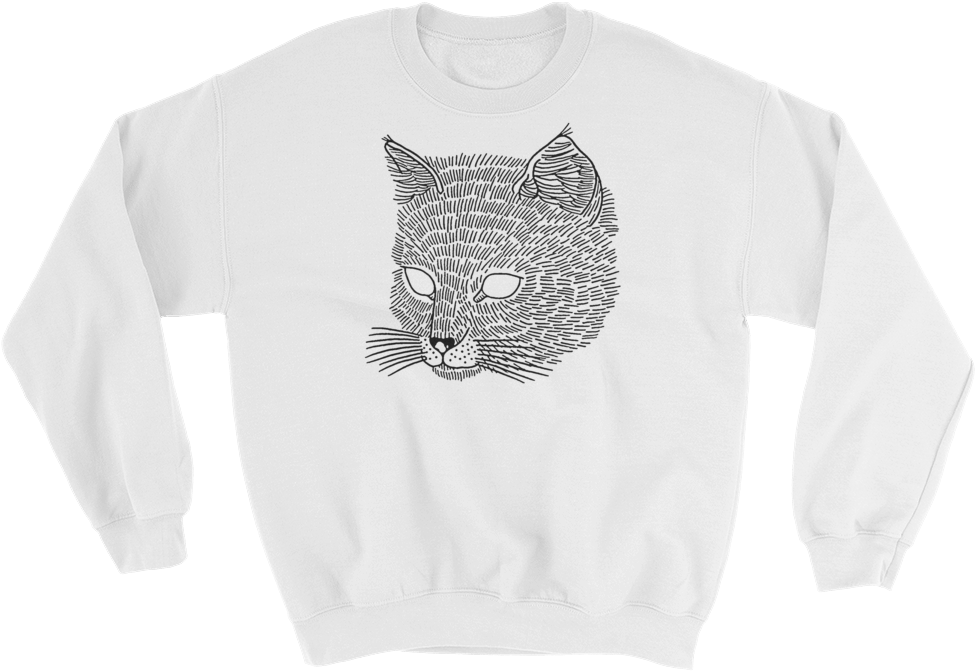 Tomkat Crewneck Sweatshirt - Long-sleeved T-shirt (1000x1000), Png Download
