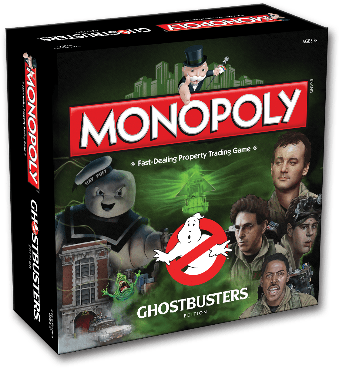 Ghostbusters-monopoly - Ghostbusters Monopoly (1119x1224), Png Download