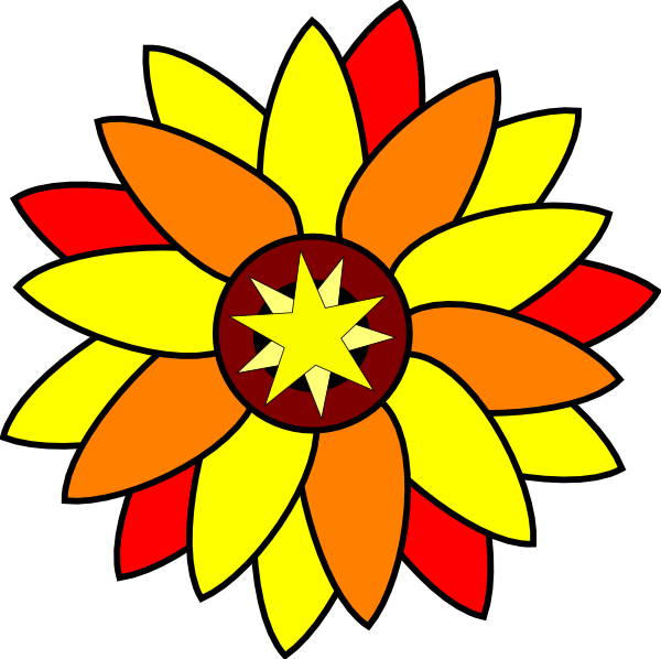 Sunflower Clip Art (600x598), Png Download