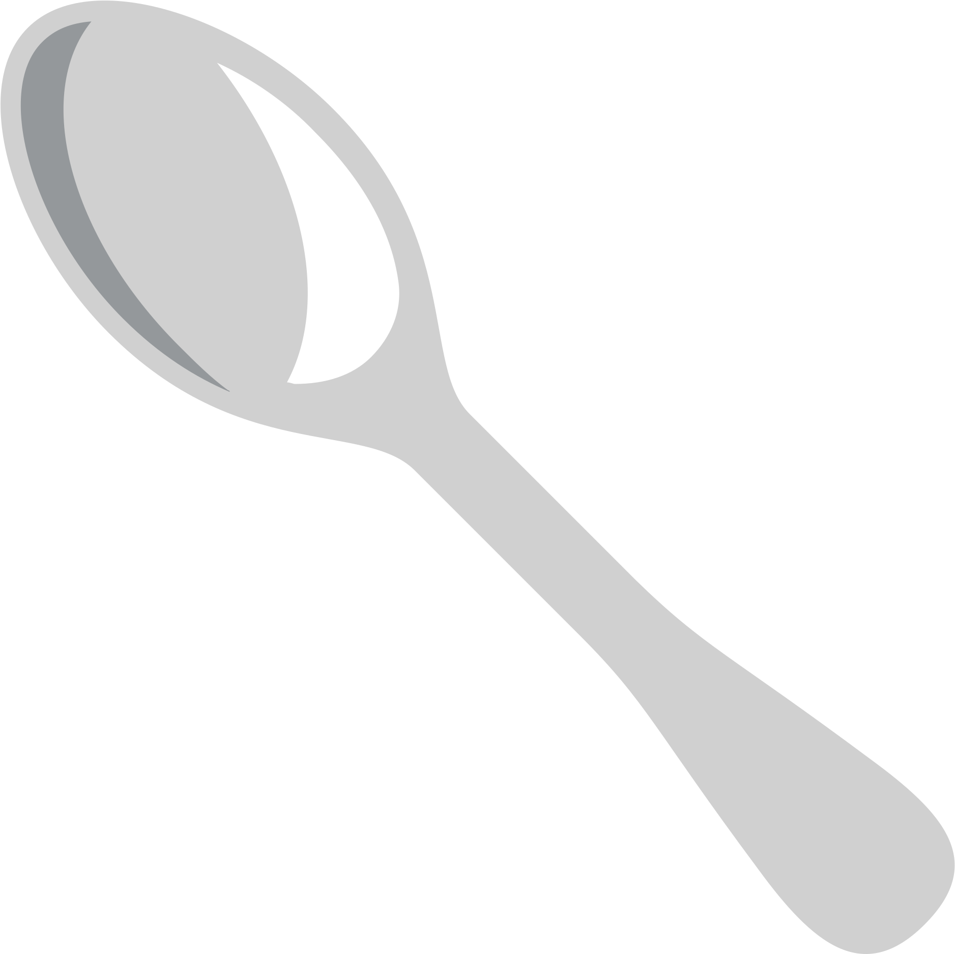 Open - Spoon Emoji (2000x2000), Png Download