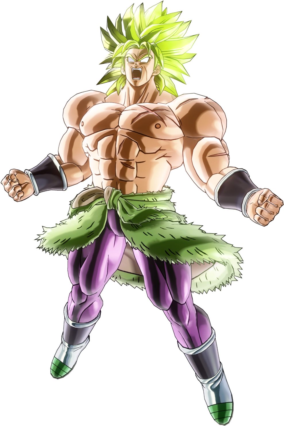 Full Power Super Saiyan Broly Br - Dragon Ball Xenoverse 2 Extra Pack 4 (1280x1600), Png Download