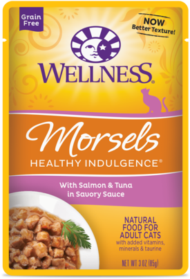 Wellness Healthy Indulgence Morsels Salmon & Tuna 85 - Wellness Healthy Indulgence (600x600), Png Download