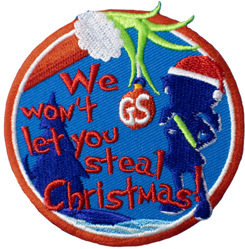 Grinch Inspired "we Won't Let You Steal - Grinch (979x1024), Png Download
