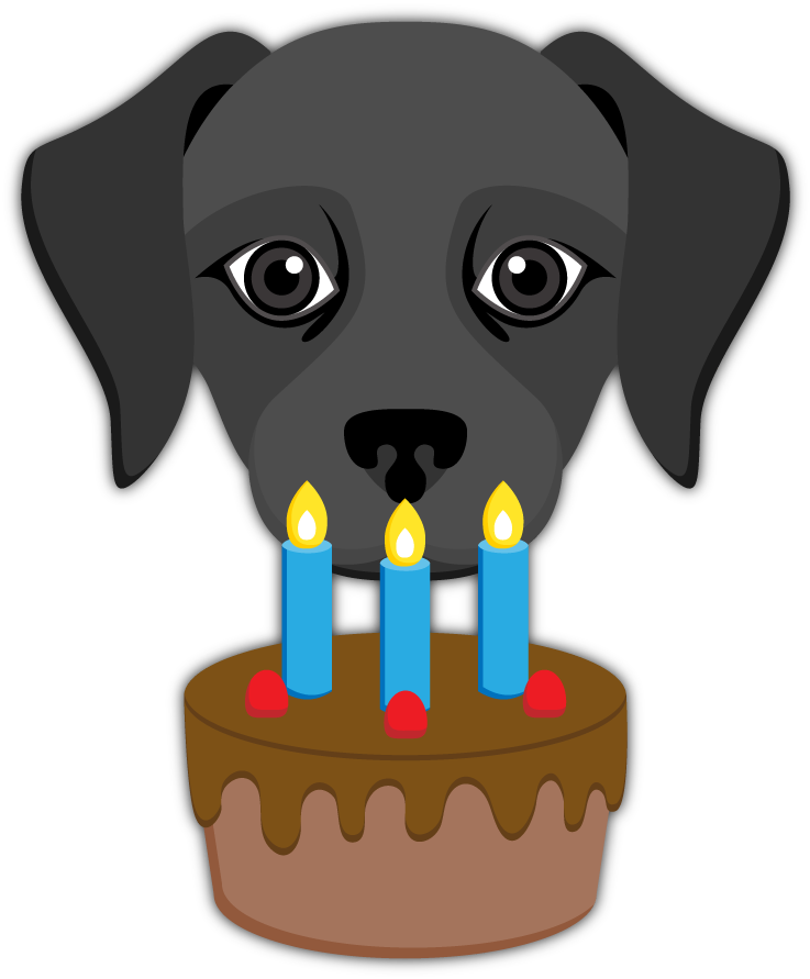Black Labrador Emoji - Black Labrador Black Dog Emoji (737x891), Png Download