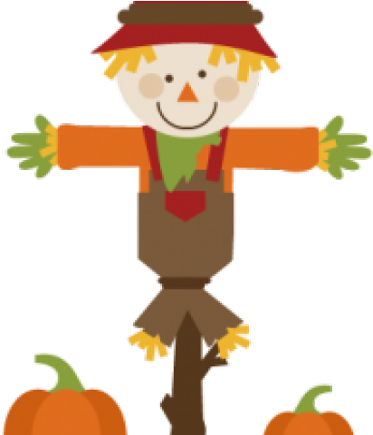 Headless Horseman Clipart Cute - Transparent Background Scarecrow Clipart (640x480), Png Download