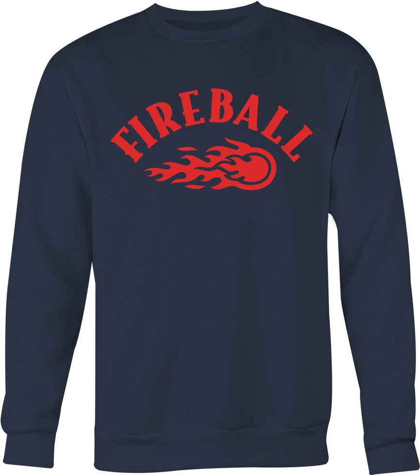 Fireball Whisky Logo T-shirt - Fireball Cinnamon Whisky Drunk-o-meter St. Patrick's (1000x1000), Png Download