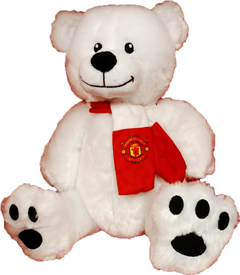 Man Utd Polar Plush Bamse - Kosebamse (860x1000), Png Download
