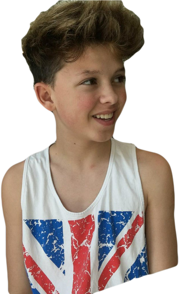 Jacob Sartorius Hair Brown And Blonde (819x1024), Png Download