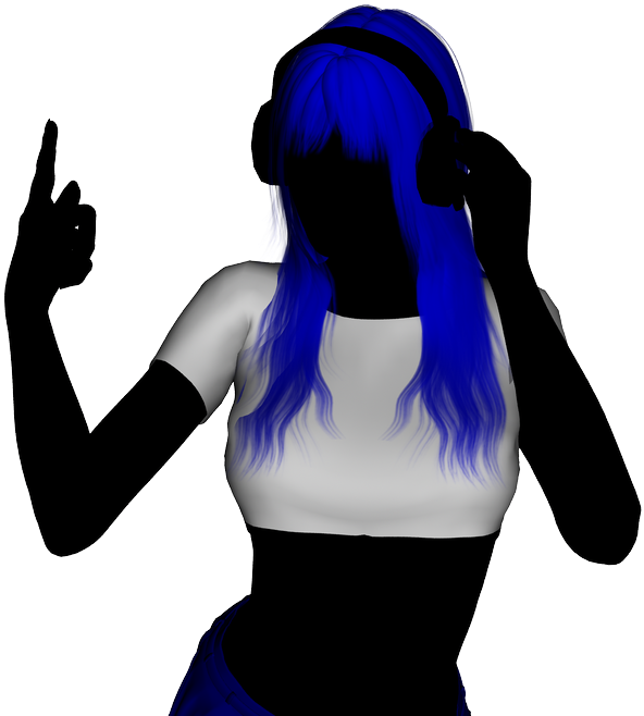 Headphone Girl Photo Headphonegirl - Girl (1021x661), Png Download