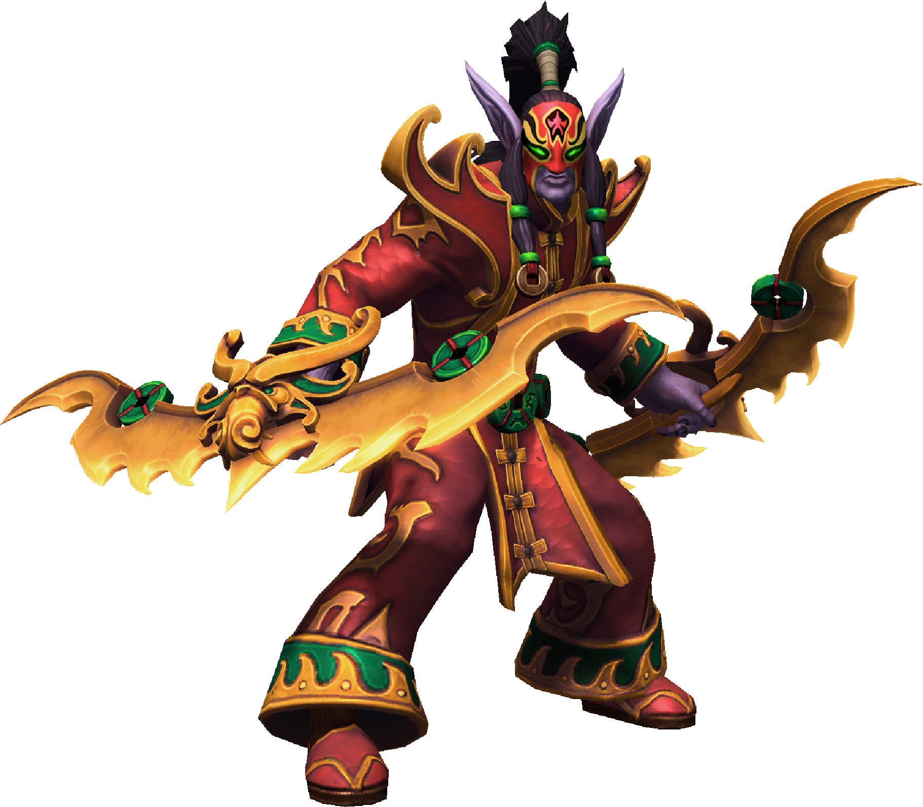 Illidan Lunar Skin 1 - Portable Network Graphics (2100x2100), Png Download