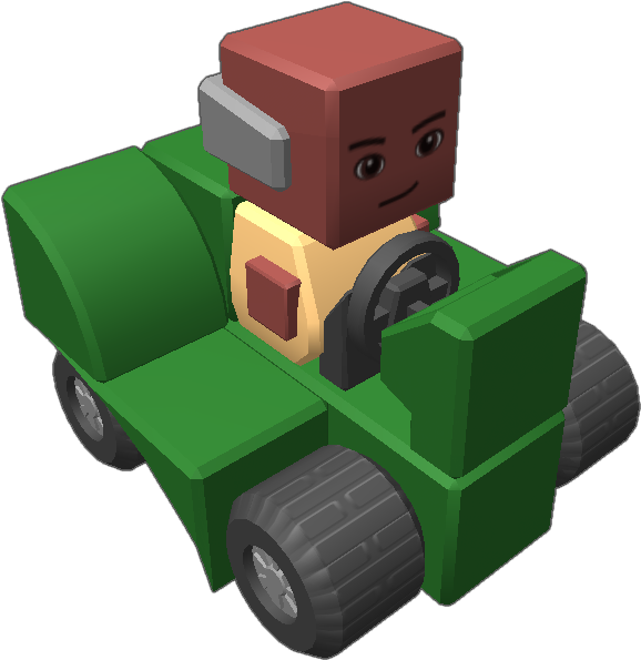 The Mower Guy From Happy Wheels - Toy Vehicle (768x768), Png Download