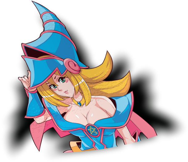 Dark Magician Girl Peeker Sticker - Dark Magician Girl (1280x1280), Png Download