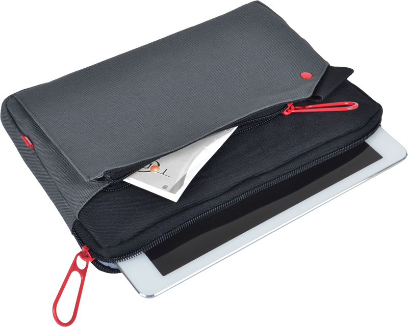 Traveler S Open - Emtec Traveler Bag S For Ipad Air Bag, Dark Grey (ecbag10g100dg) (800x642), Png Download