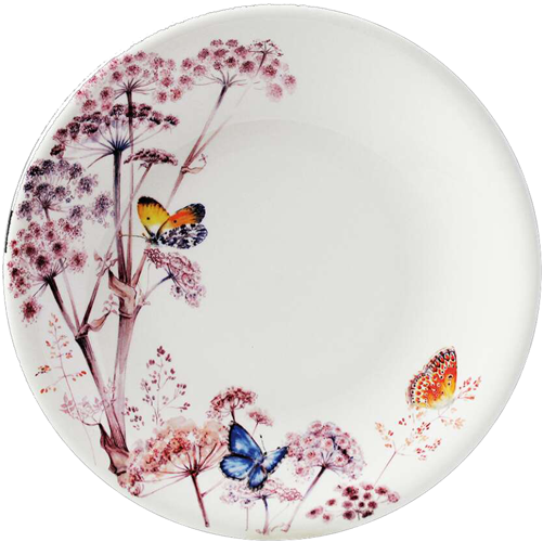 Azur 4 Dinner Plates Ø 27,3 Cm - Gien Azur Square Plate - Small (600x600), Png Download