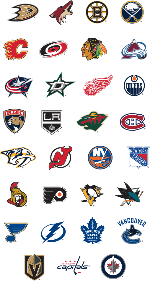 Nhl Centennial Season Logo Is A Trademark Of The National - Nhl Teams (508x951), Png Download