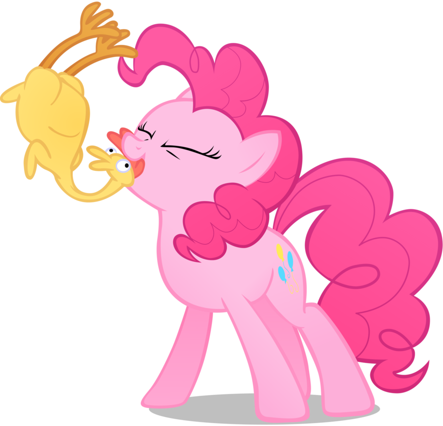 Pinkie Being Pinkie By Stinkehund - Cartoon (912x876), Png Download