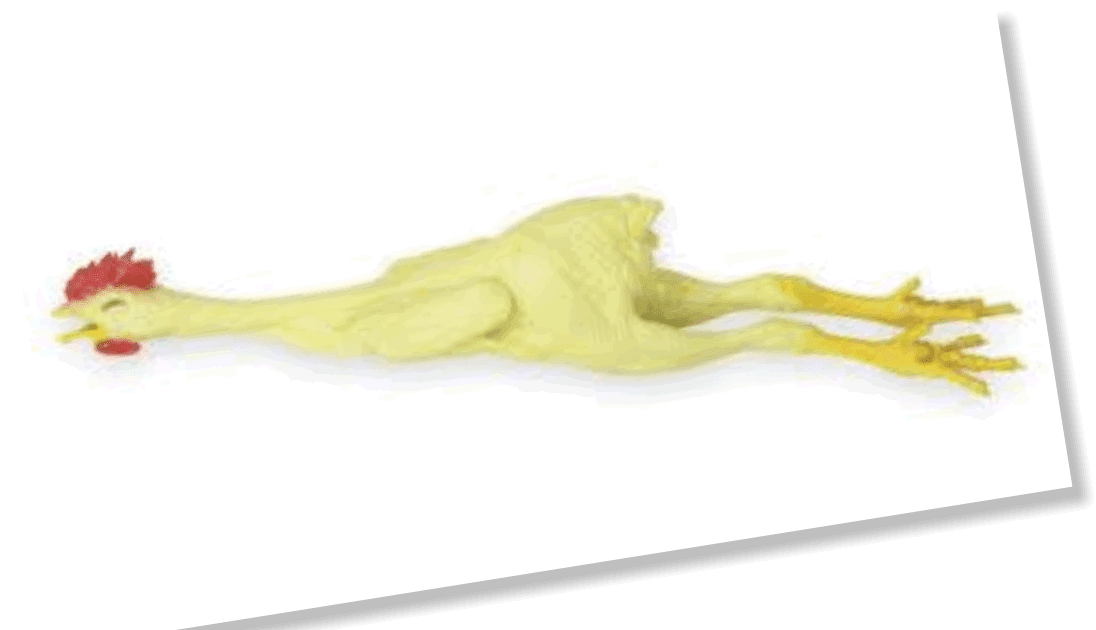 Rubber Chicken (1115x630), Png Download