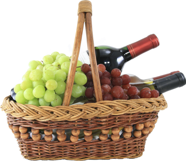 Panier Raisin Png (600x520), Png Download