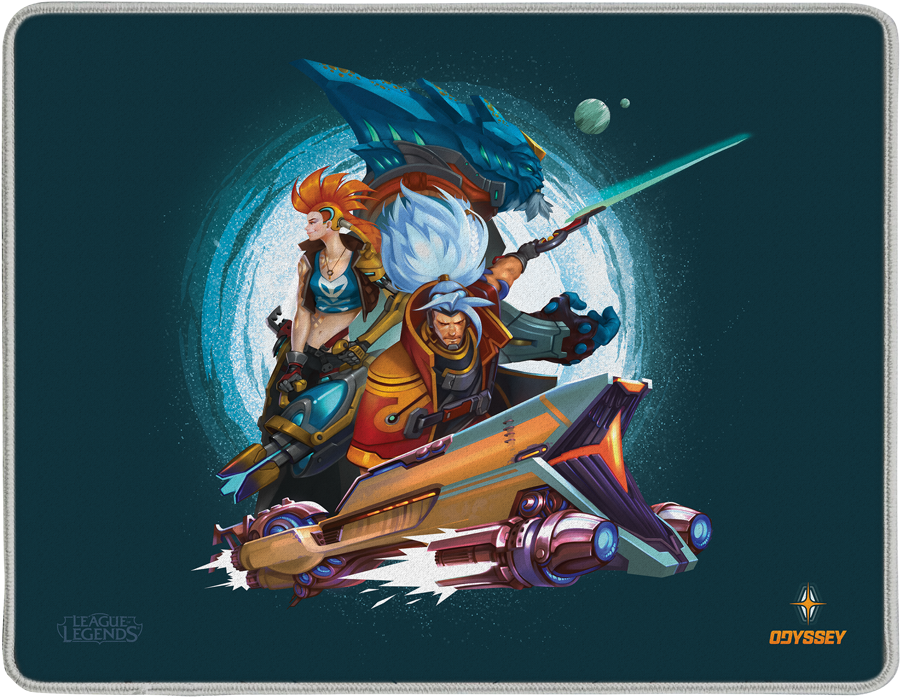 Odyssey Crew Mousepad - League Of Legends Odyssey Jacket (1000x1000), Png Download
