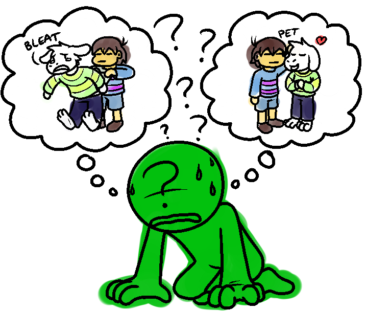 Bleat Pet 2 Undertale Text Human Behavior Product Clip - Undertale Decisions (741x635), Png Download