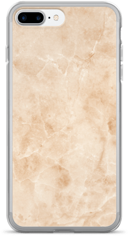 Marble Rock Nature Tan Texture Iphone 7/7 Plus Case - Mobile Phone Case (600x600), Png Download