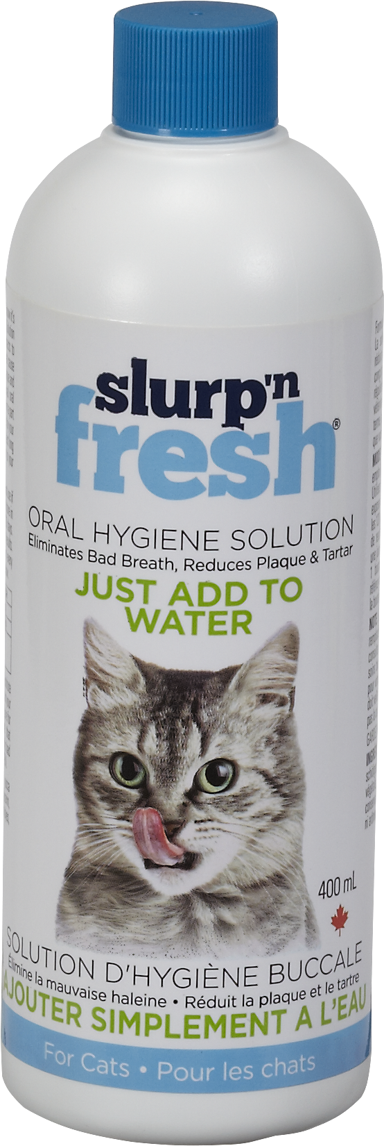 Slurp'n Fresh For Cats - Enviro Fresh Products Slurp'n Fresh Oral Hygiene Solution (849x1909), Png Download