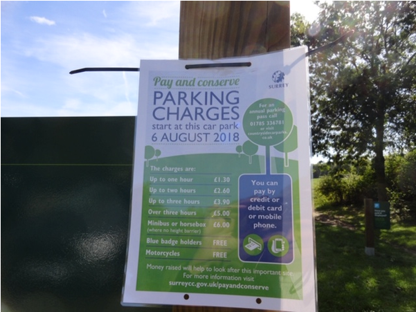 Unpopular Parking Charges On The County Council's Countryside - Surrey (600x600), Png Download