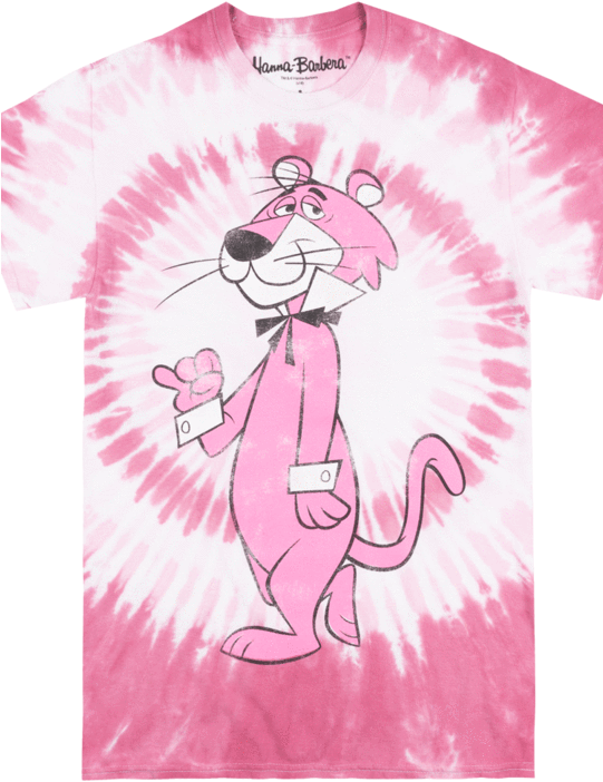 Snagglepuss Cartoon T Shirt Mens Distressed Pink Tie - Snagglepuss (540x720), Png Download