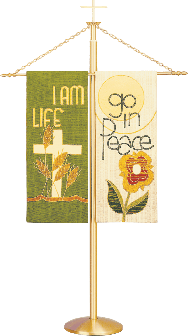 Bronze Banner Stand - Illustration (600x1072), Png Download