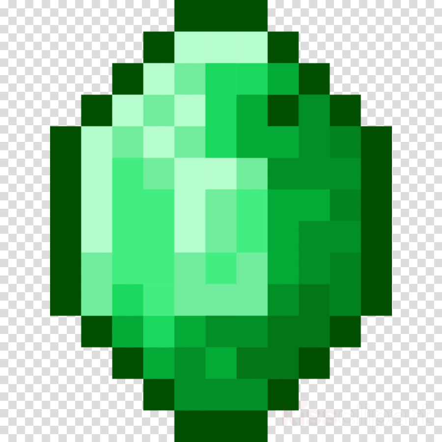 Minecraft Emerald Clipart Minecraft (900x900), Png Download
