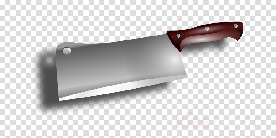 Butcher Knife Png Clipart Knife Kitchen Knives Cleaver - China Flag (900x450), Png Download