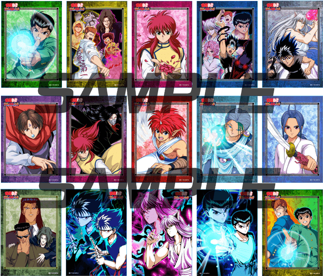 Yu☆yu☆hakusho 100% Maji Battle Trading Snapshot Set - Collage (720x700), Png Download