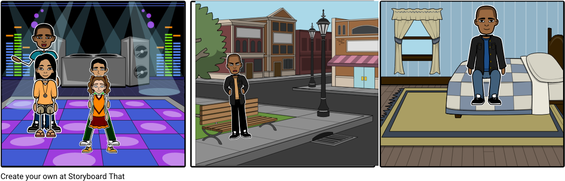 Dance Party - Cartoon (1164x385), Png Download