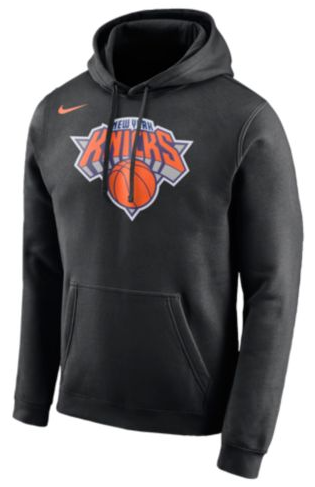 New York Knicks Men's Available Colors - Hoodie De Velo Nba Toronto Raptors Nike Para Homem (697x486), Png Download