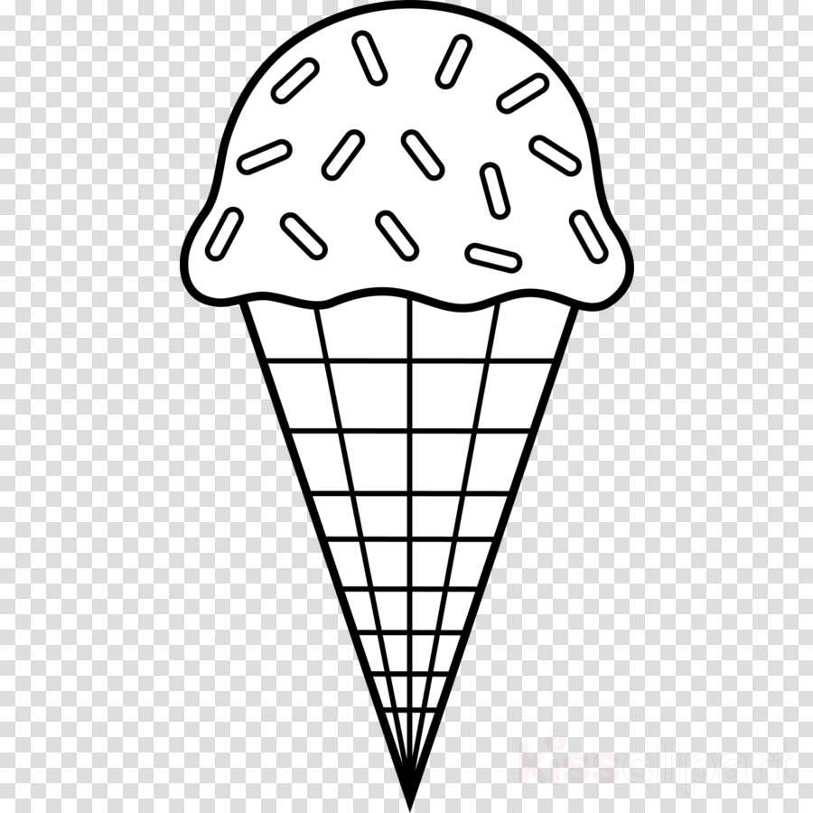 Ice Cream Coloring Pages Clipart Ice Cream Cones Sundae - Ice Cream Cone Colouring (900x900), Png Download