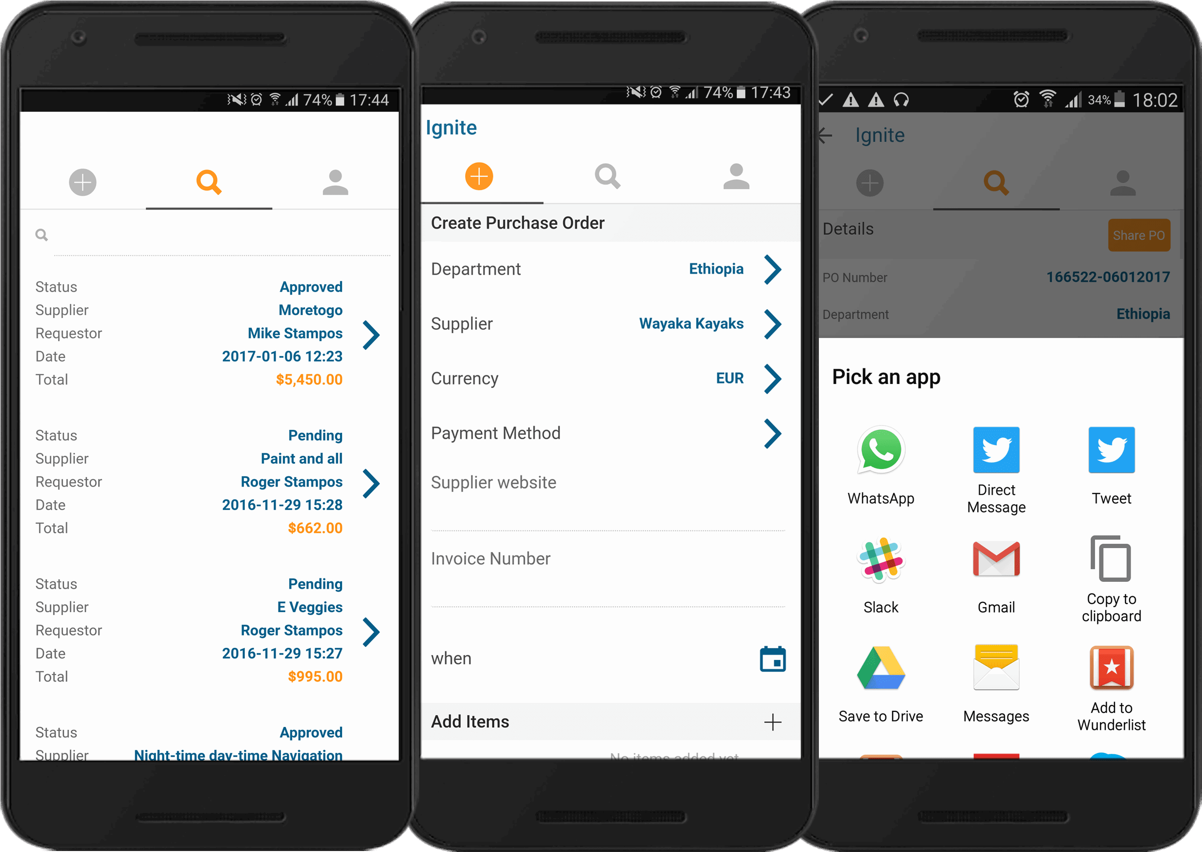 Share Purchase Orders - Process Of Purchasing App (2910x2013), Png Download