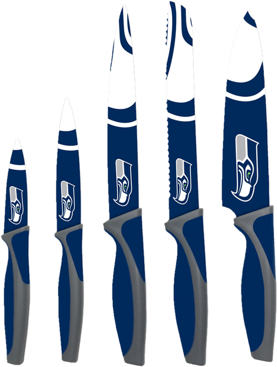 Seattle Seahawks Kitchen Knives - Seattle Seahawks (726x828), Png Download