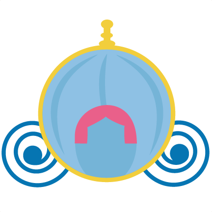 Cinderella Carriage Png Png Transparent Stock - Miss Kate Cuttables Princess (432x432), Png Download