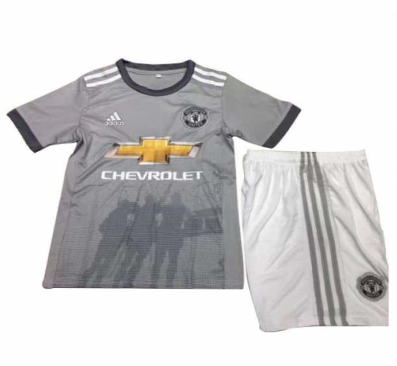 Manchester United Third Kids Kit 17/18 - Kit (800x926), Png Download